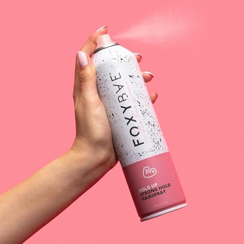 FoxyBae Hair Spray for Women - with Biotin - Volumizing Styling Hairspray - Flexible, Frizz Control, Thickening - Strong Hold - 8 Fl Oz