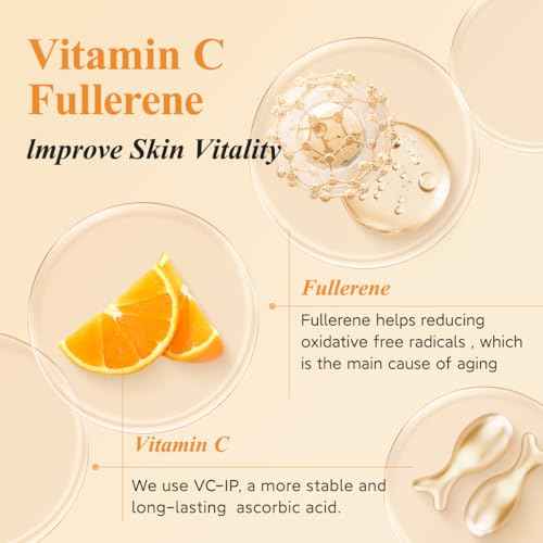 Vitamin C Anti-Wrinkle Aging Face Serum 30 Capsules+Retinol Collagen Anti-Aging Wrinkle 30 Capsules,VC For Morning+VA For Evening,Smooth,Hydrate,Firming Skin,Travel Portable