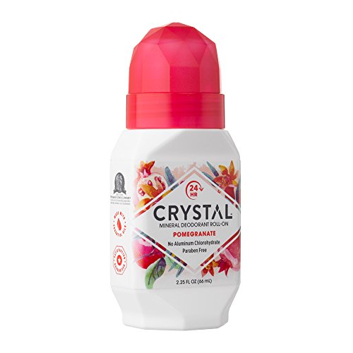 Crystal Mineral Deodorant Roll-On, Pomegranate, 2.25 fl oz (Pack of 12)