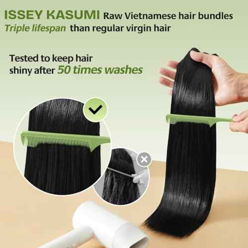 Raw Vietnamese Human Hair Single Bundle,Triple Lifespan Than Regular Virgin Hair,In-Store Quality,Online Price! 100% Raw Vietnamese Hair Bundles Straight Raw Hair Bundles 18 Inch
