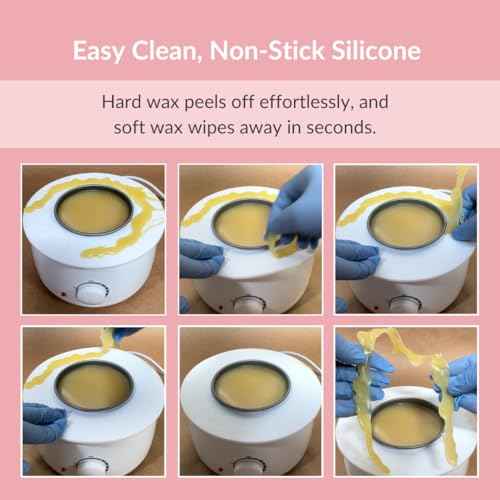 Reusable Non-Stick Silicone Wax Collars for Wax Pot ? Fits All 14-16 oz Wax Cans & Warmers ? Wax Warmer Collars for Easy, Mess-Free Cleaning (White, 1pc)