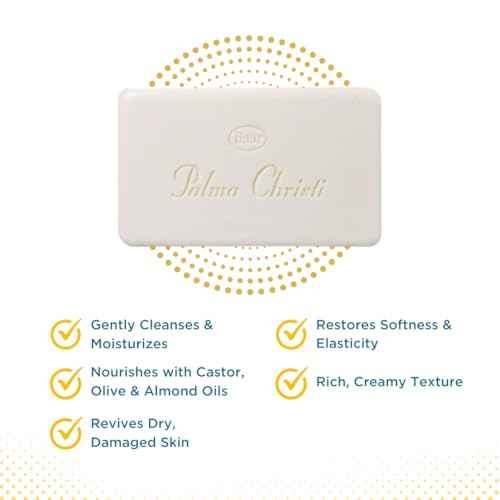 Palma Christi (Castor Oil) Natural Cleansing Bar Soap, 6 bar set