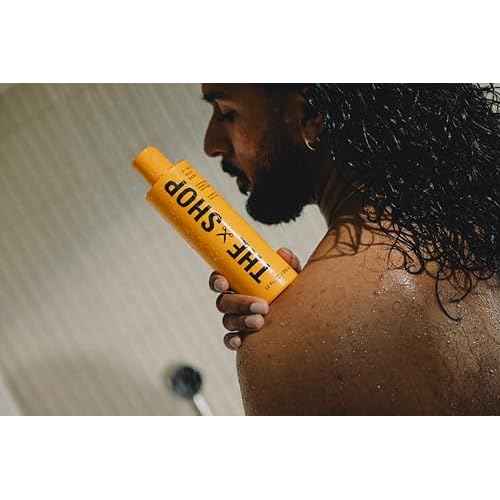 The Shop by LeBron James Men's 2-in-1 Moisturizing Hair Wash, Shampoo & Conditioner with Coconut-Derived Cleansers, Hydrates Hair & Scalp, Smoothes & Shines, Refreshing Eucalyptus Scent, 12 Fl Oz