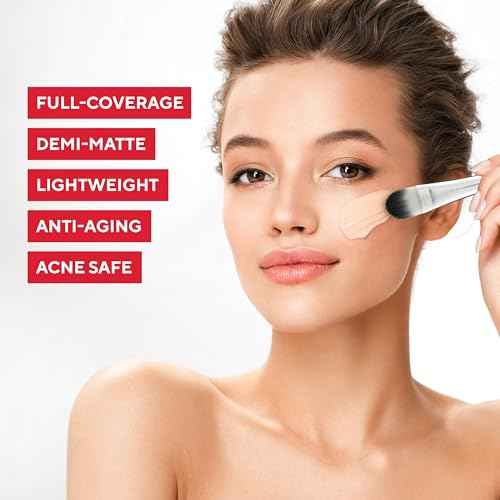 Mirabella Invincible For All HD Liquid Foundation - Anti-Aging Full Coverage Liquid Face Makeup - Moisturizing, Hydrating & Lightweight Foundation for All Skin Types (Medium M120)