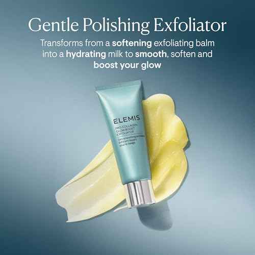 ELEMIS Pro-Collagen Glow Boost Exfoliator, Gentle Physical Facial Exfoliant Softens, and Polishes for Smooth, Glowing, Hydrated Skin, 100mL