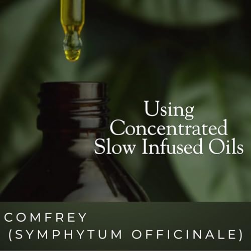 SSF Organics- Healing Comfrey Oil Concentrate. Natural Therapy for Joints, Muscle and Skin. | Medicinal Plant Based Relief and Recovery | (1 oz., Comfrey)