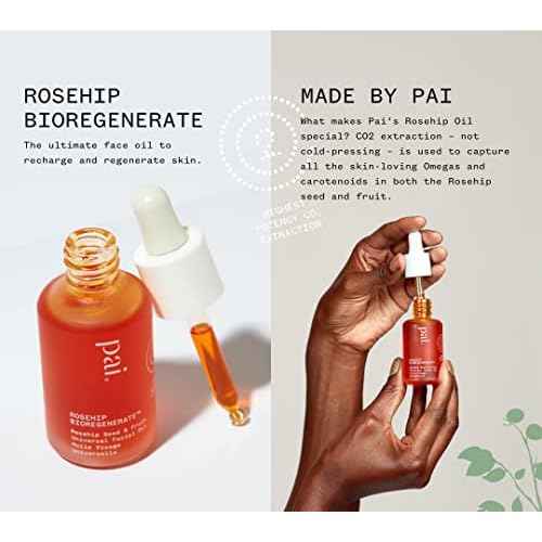 PAI SKINCARE - Organic Rosehip BioRegenerate Universal Facial Oil | Natural, Vegan, Sensitive Skincare (1 fl oz | 30 mL)