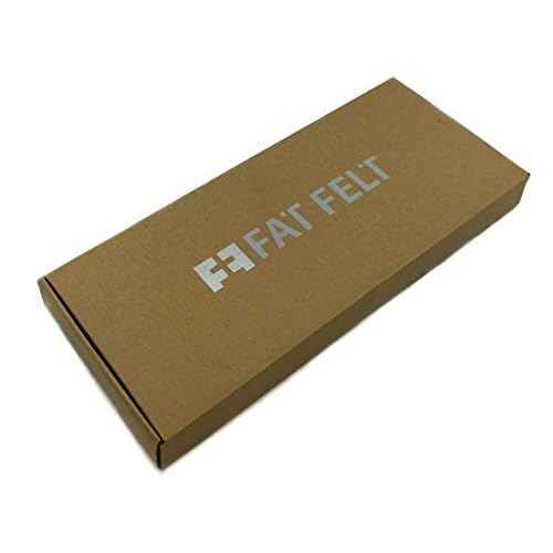 FAT FELT the DOPP KIT | durable waxed cotton canvas toiletry bag with leather handle (AlpineLake)