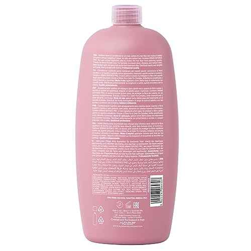 Alfaparf Milano Semi Di Lino Moisture Nutritive Leave-in Sulfate Free Conditioner for Dry Hair - Professional Salon Quality - SLS, Paraben and Paraffin Free - Safe on Color Treated Hair
