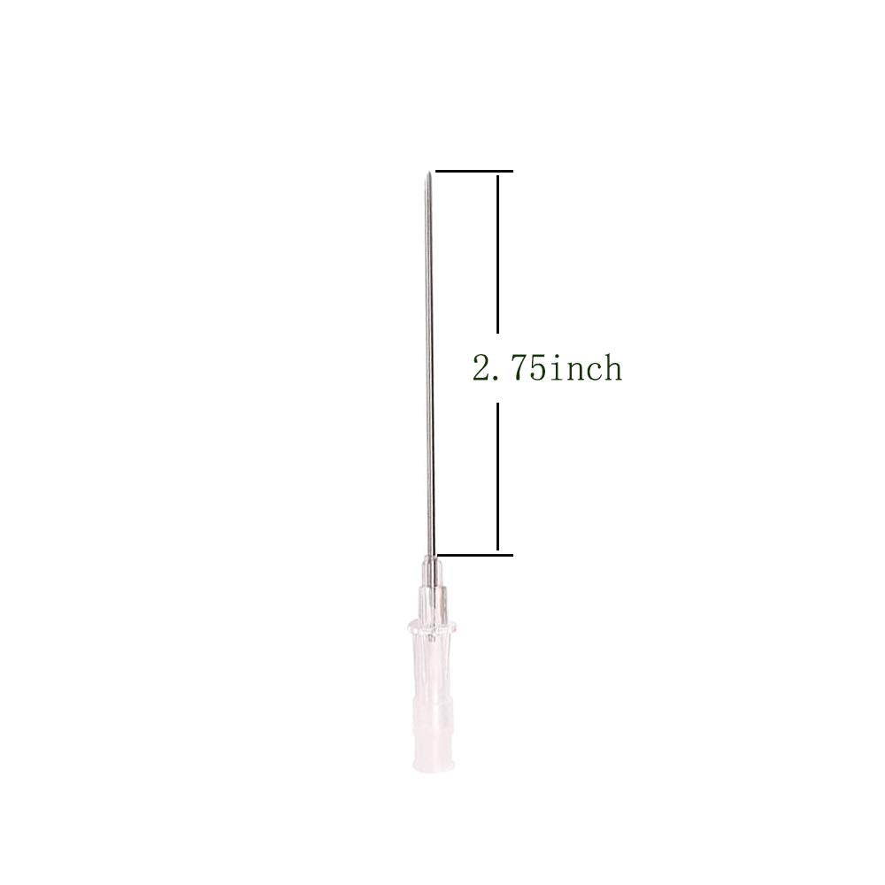 Xiboya textile Pack of 5 Catheter Piercing Needles Tattoo Piercings Tool (16G)