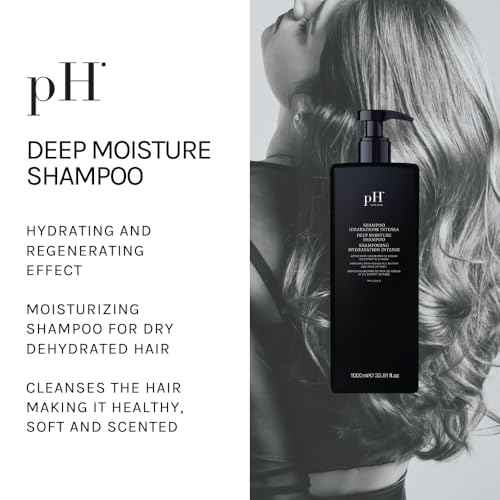 pH PURE HAIR Deep Moisture Shampoo| Hydrating Shampoo for Dry, Damaged & Color-Treated Hair, Enriched with Kokum Butter & Rose Extract - 33.8 Fl Oz