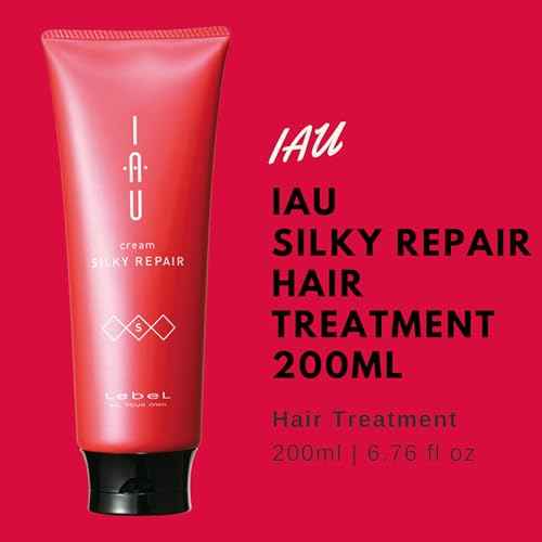 Lebel IAU Cleansing Clearment Hair Shampoo 200ml & Lebel IAU Silky Repair Hair Treatment 200ml Set