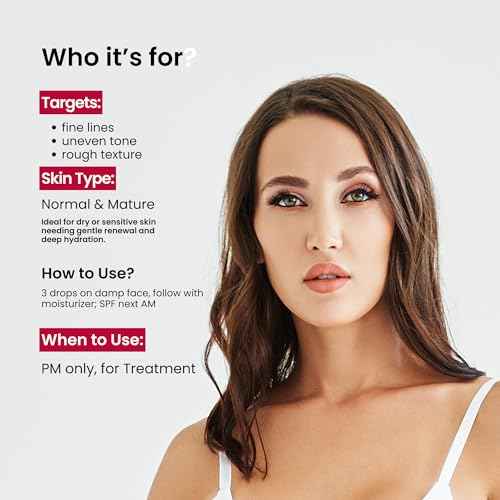 Retinol Serum for Face | Fine Line and Wrinkle Reducer Serum | Nightly Hydrating Facial Serum with Hyaluronic Acid, Vitamin E, Squalane and Aloe Vera | Collagen Enhancer | 1 o