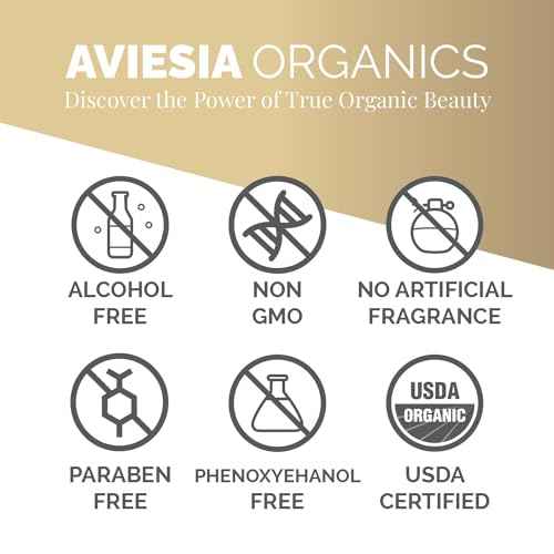 Aviesia Organics Renewal Night Cream - USDA Certified- NO Alcohol. NO Parabens. NO Artificial Fragrance. Deep Moisturizer for Hydrating.Repairing.Replumping .Perfect for dry skin (60ML)