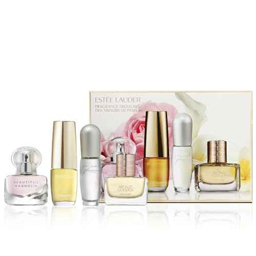 Est?e Lauder Fragrance Treasures Travel Size Perfume Gift Set | Includes Beautiful Magnolia, Bronze Goddess, Beautiful & Pleasures | Perfumes for Women