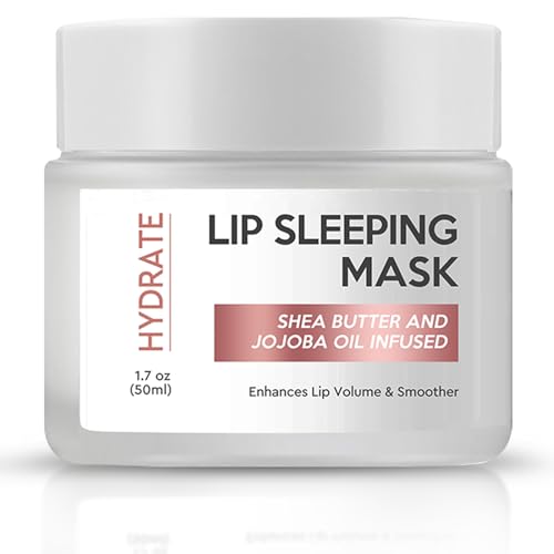 Lip Sleeping Mask for Dry and Chapped Lips, Hydrating Lip Mask, Lip Collagen, Lip Mask Overnight, Lip Mask With Peptide Complex For Lip Wrinkles Repair Overnight Lip Masks