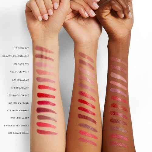 Laura Mercier Caviar Hydra Cr?me Lipstick, 16HR Hydration and Lip Barrier Repair, All Day Wear, Plumping, Smudge- & Fade-proof, Creamy Satin Finish, Infused with Hyaluronic Acid