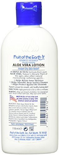 Fruit of the Earth Aloe Vera Lot, 4 oz.