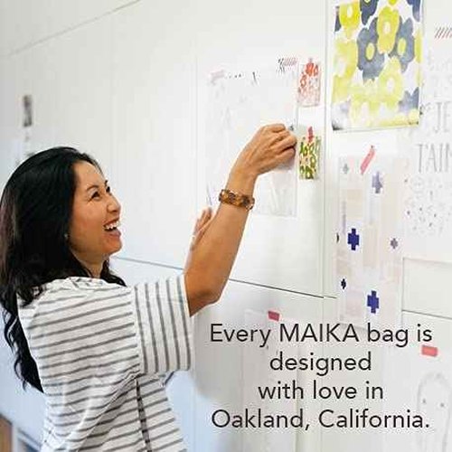 MAIKA Recycled Canvas Market Tote Bag, Waxed Ash