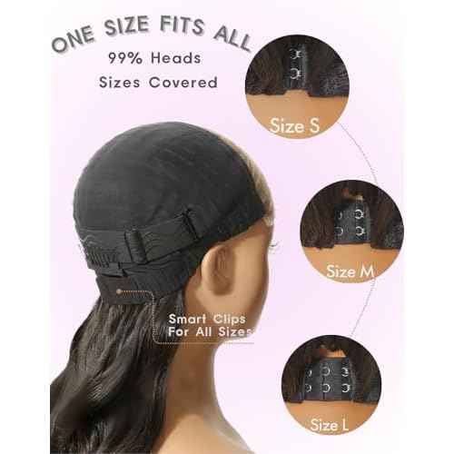 Glueless Wigs Human Hair Pre Plucked Pre Cut Highlight Ombre Deep Wave Lace Front Wigs 180 Density 5x5 HD Lace Closure Wigs For Black Women,Beginner Friendly 26 Inch