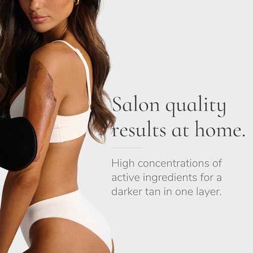 Loving Tan 2 HR Express Self Tanning Mousse, Dark - Streak Free, Natural, Professional Quality - 5+ Sunless Self Tanner Applications per Bottle, Cruelty Free, Naturally Derived DHA - 6.7 FL Oz