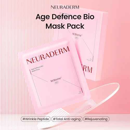 Age Defence Facial Sheet Mask, Anti-Fine Line Lifting Nourishing Serum Moisturizing Skincare (Pack of 5)