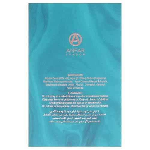 Anfar London - Bateig Azul for Unisex - 3.4 oz Extrait De Parfum Spray