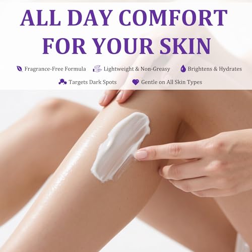 Dark Spot Remover for Body, Skin Bleaching Cream with Vitamin C for Intimate Areas, Skin Lightening Cream Dark Spot Corrector for Underarms, Knees, Face, Elbows, Inner Thighs & Bikini Line,1.7fl oz