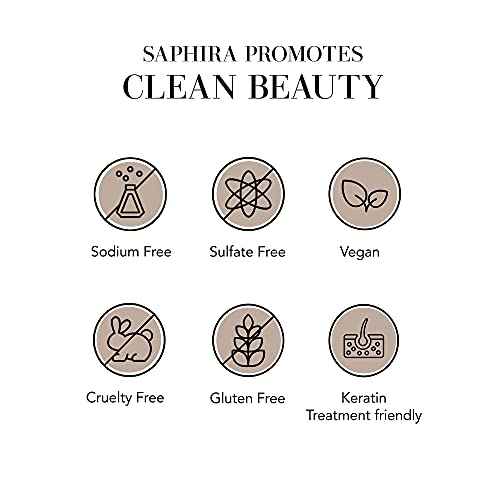 Saphira Volumizer Styling Spray for Fine and Thin Hair with 26 Healing Minerals, Sulfate-Free, Paraben-Free, Softens, and Volumizes Fine, Thin or Chemically Treated Hair