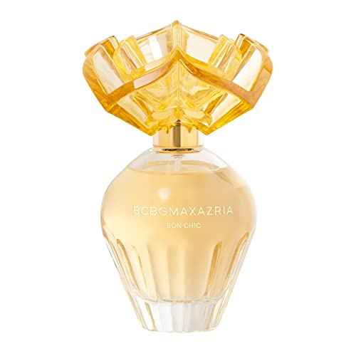 BCBGMAXAZRIA Bon Chic 4-Piece Fragrance Giftset for Women - (3.4oz/100ml EDP Perfume + Body Lotion + Shower Gel + 10ml EDP Rollerball)