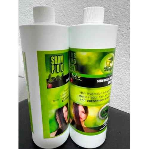 Cirugia Capilar De Celulas Madres De Manzana Con Argan (32 oz + Shampoo) Alisado Perfecto Y natural. (16oz)