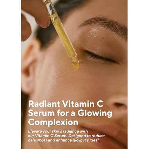 AROMATICA Glow Vita C Toning Serum Orange & Neroli - Orange Vitamin C Serum for Face with Hyaluronic Acid for Sensitive Skin (30ml/1.01 fl. oz)
