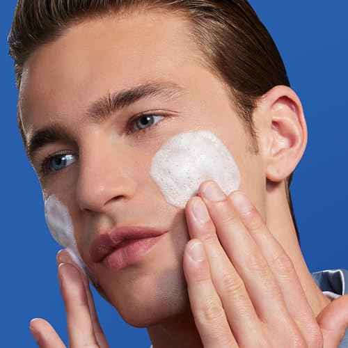 Biotherm Homme Aquapower Cleanser for Oily and Dry Skin with Oligo Elements, Delivers a Clean, Fresh, and Hydrated Complexion, Suitable for Shaving Prep, Tube, 4.2 Fl. Oz.