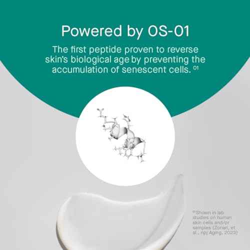 OneSkin FACE OS-01 Peptide Topical Supplement | Skin Longevity Age Reversal Moisturizer | Safe for Sensitive Skin, Fragrance-Free