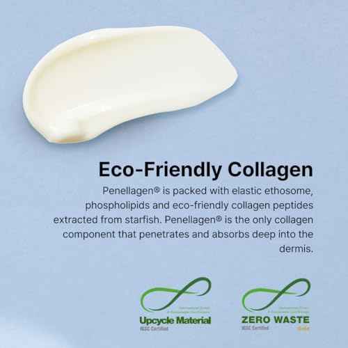 Penellagen Enhance Capture Cream - Daily Korean Moisturizer Face Cream - Starfish Collagen Extract - Silicone Free, Paraben-free, Mineral Oil Free - Anti Aging Face Cream - 1.85 oz