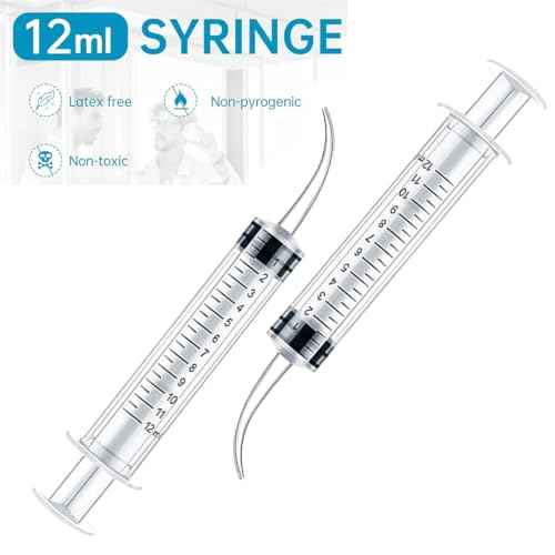 Tonsil Stone Remover Wisdom Teeth Cleaner Dental Irrigation Cleaning with Curved Tip for Oral Dental Care Feed Pets 5 Pcs