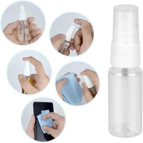 2 Pack Spray Bottle, 1 oz/30ml Mini Spray Bottle, Empty Travel Bottles, Fine Mist Spray Bottles for Hair, Toiletry (2)