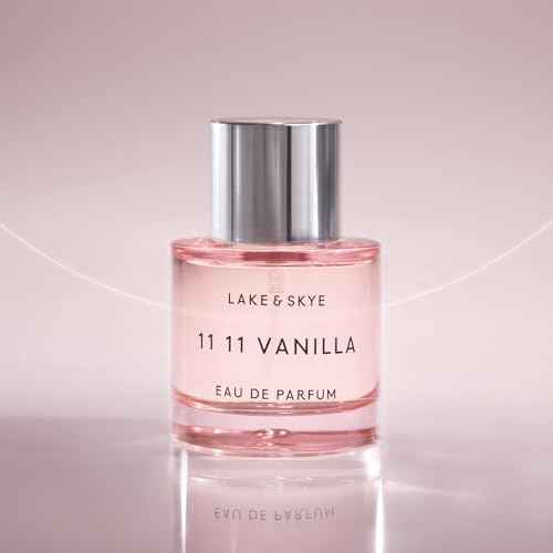 Lake & Skye 11 11 Vanilla Eau de Parfum 50mL - Long Lasting - Vanilla, Dreamy, Cr?me, Skin Musk, Cashmere, Clean, Vegan, Paraben-Free, Cruelty-Free