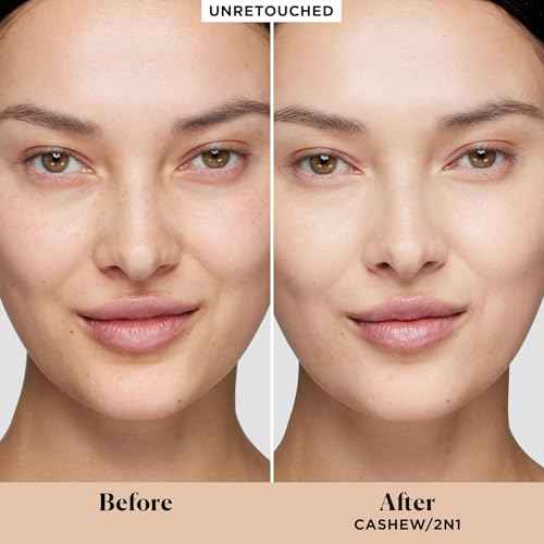 Real Flawless Weightless Perfecting Waterproof Foundation, Medium Coverage Foundation, Buildable Coverage, 12 HR wear, Non-comedogenic, 1oz