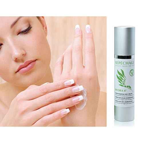 Repechage Hydra 4 Daily Moisturizer Face Cream - 1.7 Fl OZ Age Defying Skin Care Protection Lotion | Retinol, Lactic & Hyaluronic Acid Cream, Vitamin E & C - Dry and Sensitive Skincare