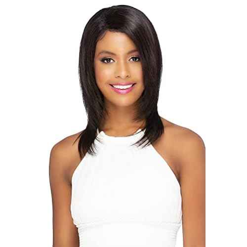 Vivica A. Fox LAIKEN Remi Natural Hair, Frontal (13x4.5) Lace Wig, color 1 Jet Black