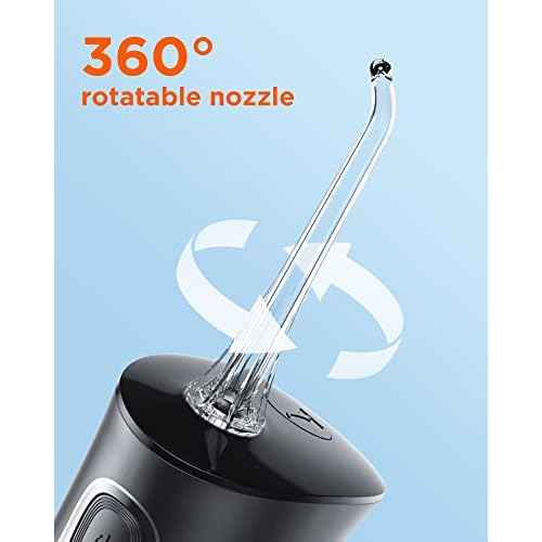 Bitvae C5/C6 Water Flosser Replacement Tips for Teeth Cleaning, Standard Water Dental Flosser Jet Tips, 4 Pieces