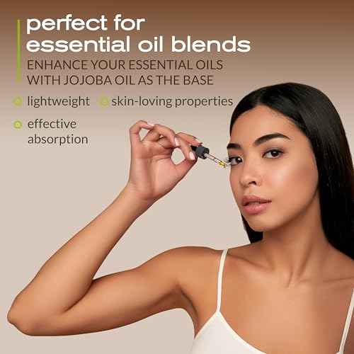Ella & Eden Organic Jojoba Oil ? USDA Certified, Cold-Pressed, 100% Pure & Unrefined, Hexane-Free Oil for Skin, Face, Hair & Nails ? 4 Fl Oz Glass Bottle