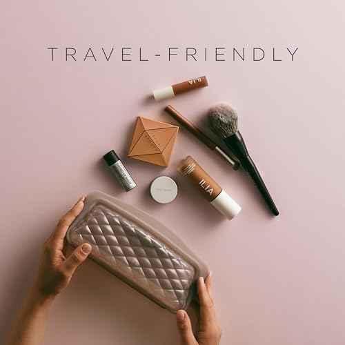 Stasher Premium Silicone Reusable Makeup Bags 3-Pack, Taupe, Beauty & Travel Toiletry Bag, Storage Bag Organizer, Dishwasher & Heat Safe, TSA Friendly, BPA Free, Leak-free, Eco Friendly
