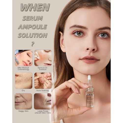 Anti Aging Serum Hyaluronic Acid Serum For Face BB Glow Starter Kit Serum Ampoules for Skin Treatment Kit 0.35 oz 8 Vials