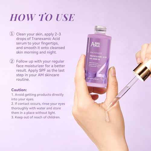 ANAI RUI 10% Tranexamic Acid Serum with Niacinamide,Kojic Acid,Ceramide, Skin Refining, for All Skin Types 1.69 FL.Oz/50 ML