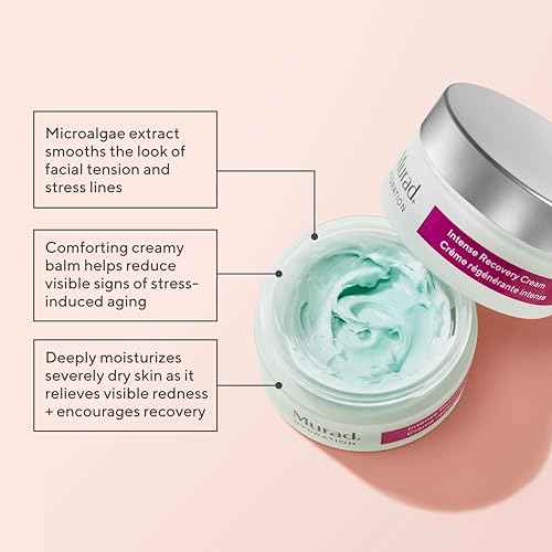 Murad Intense Recovery Cream ? Shea Butter, Mirabilis Jalapa and Microalgae Face & Eye Cream to Soothe Redness and Treat Severely Dry, Stressed, Aging, and Damaged Skin ? 1.7 Fl Oz