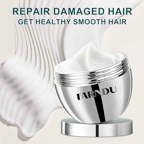 Hair Mask for Damaged Hair, Rosemary Keratin Collagen Deep Repair Conditioning Hydrating Hair Mask for Dry Damaged Frizzy Hair 10.15oz 300ml