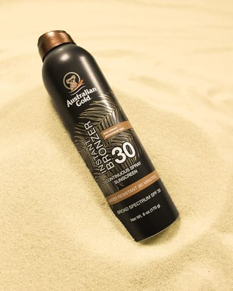 Australian Gold SPF 30 Continuous Spray Sunscreen with Bronzer
