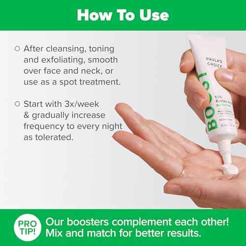 Paula's Choice BOOST 10% Azelaic Acid Booster Cream Gel Face Serum with Salicylic Acid, Oil-Free Skin Brightening Serum for Face, Fragrance-Free